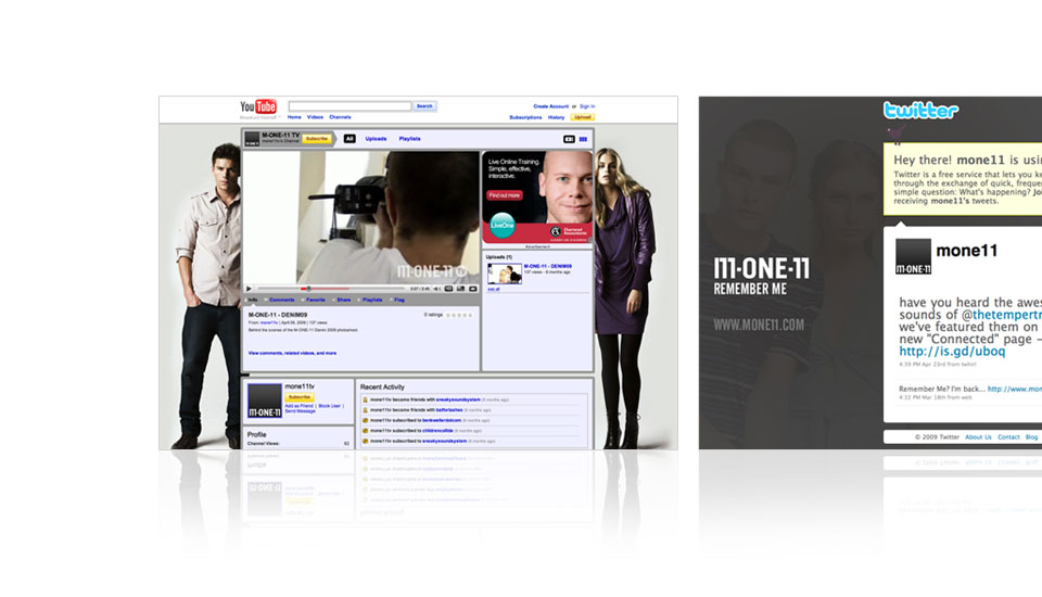 M-ONE-11 website